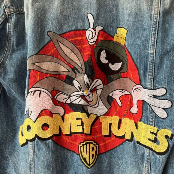Zara Rare Looney Tunes Denim Jacket - S - Picture 3 of 7